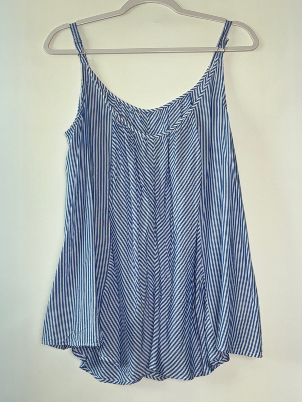 Tommy Bahama Blue and White Striped Top Camisole - Small